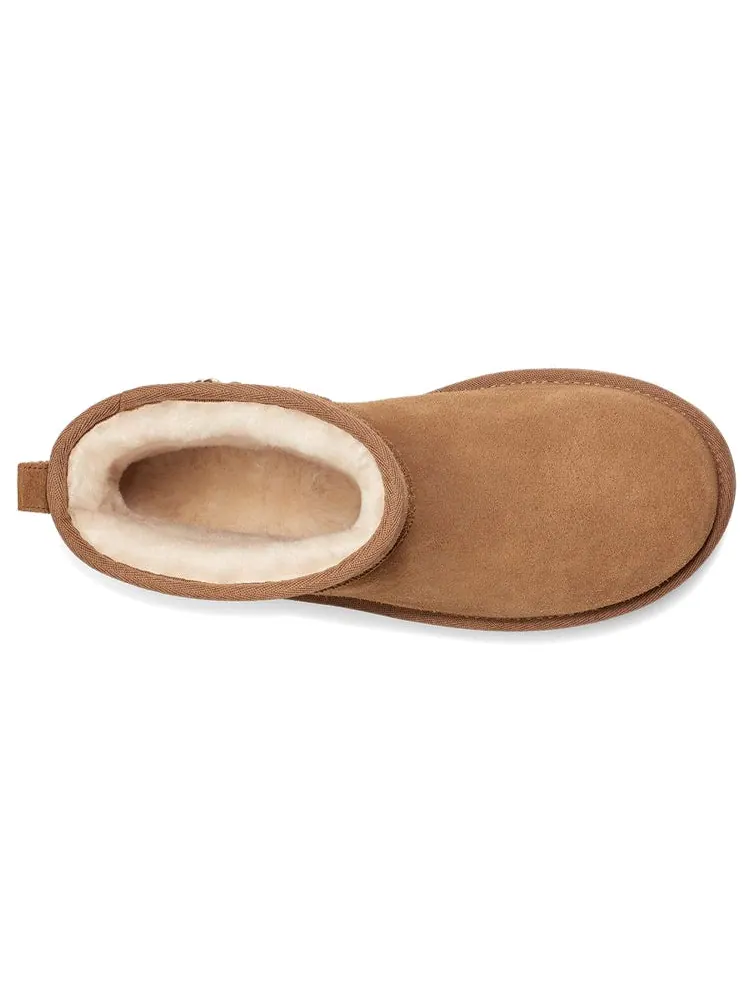 Ботинки зимние UGG WMNS Classic Mini Chains — изображение 5 из 7, коричневый