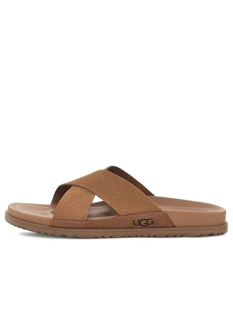 Шлепанцы UGG Wainscott Slide 'Chestnut' — изображение 1 из 5, бежевый
