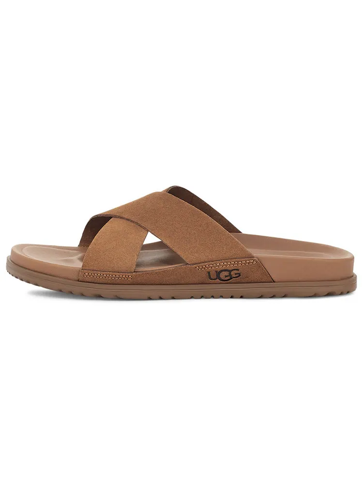 Шлепанцы UGG Wainscott Slide 'Chestnut' — изображение 2 из 5, бежевый
