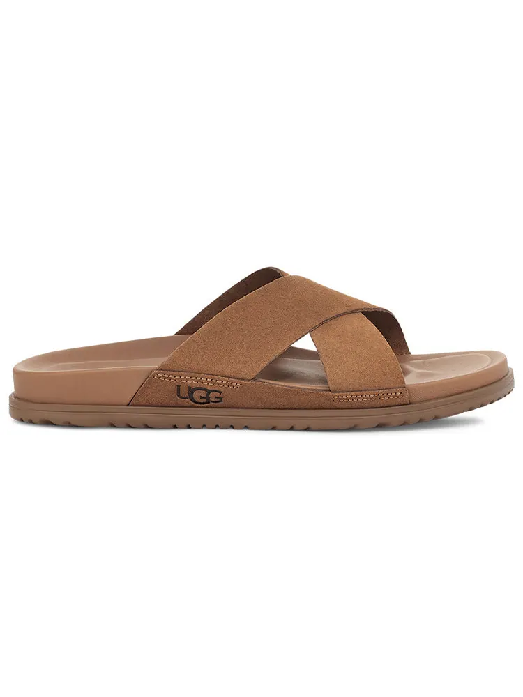 Шлепанцы UGG Wainscott Slide 'Chestnut' — изображение 3 из 5, бежевый