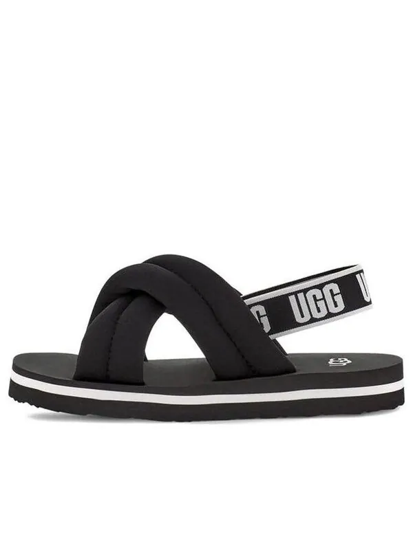 Тапочки everlee слайд Ugg — изображение 1 из 4, черный/белый