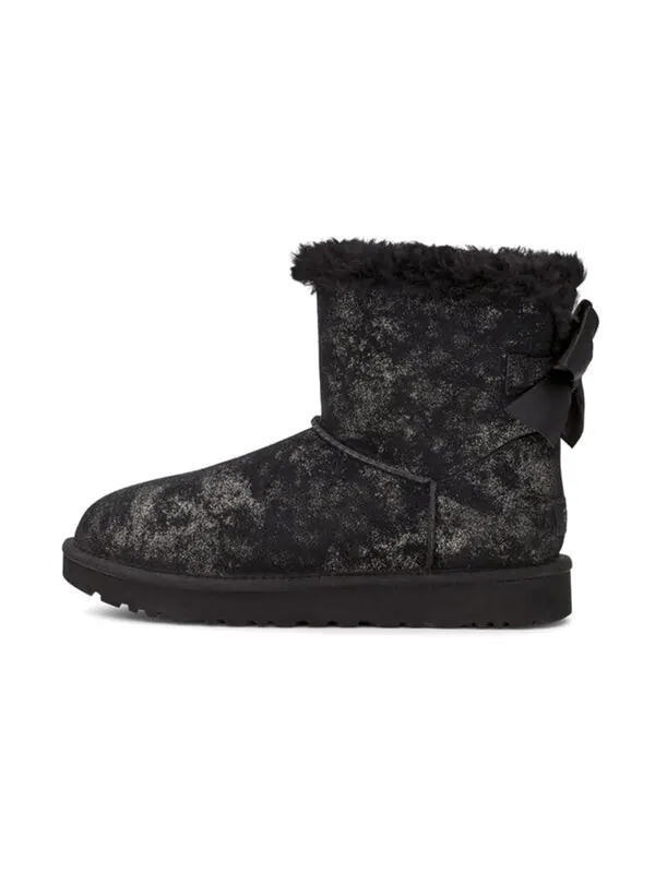 Кроссовки мини bailey bow glimmer Ugg — изображение 2 из 4, черный
