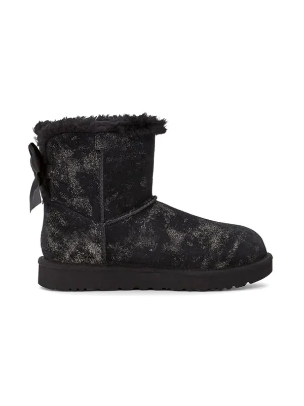 Кроссовки мини bailey bow glimmer Ugg — изображение 3 из 4, черный