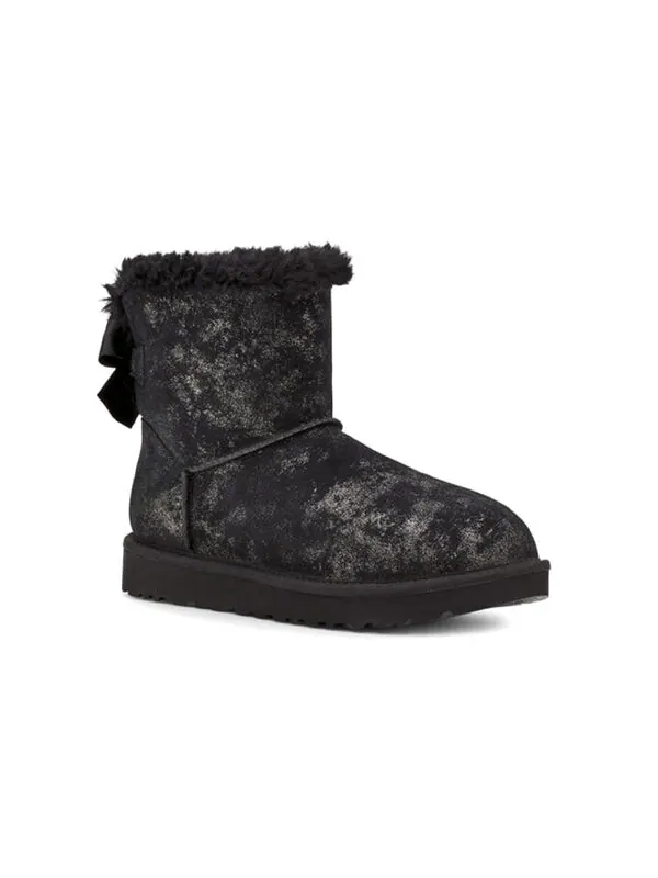 Кроссовки мини bailey bow glimmer Ugg — изображение 4 из 4, черный