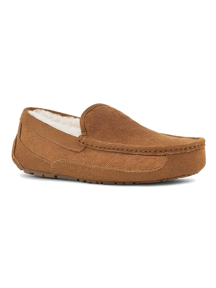 Кроссовки UGG Ascot Corduroy II 'Chestnut' — изображение 3 из 6, коричневый