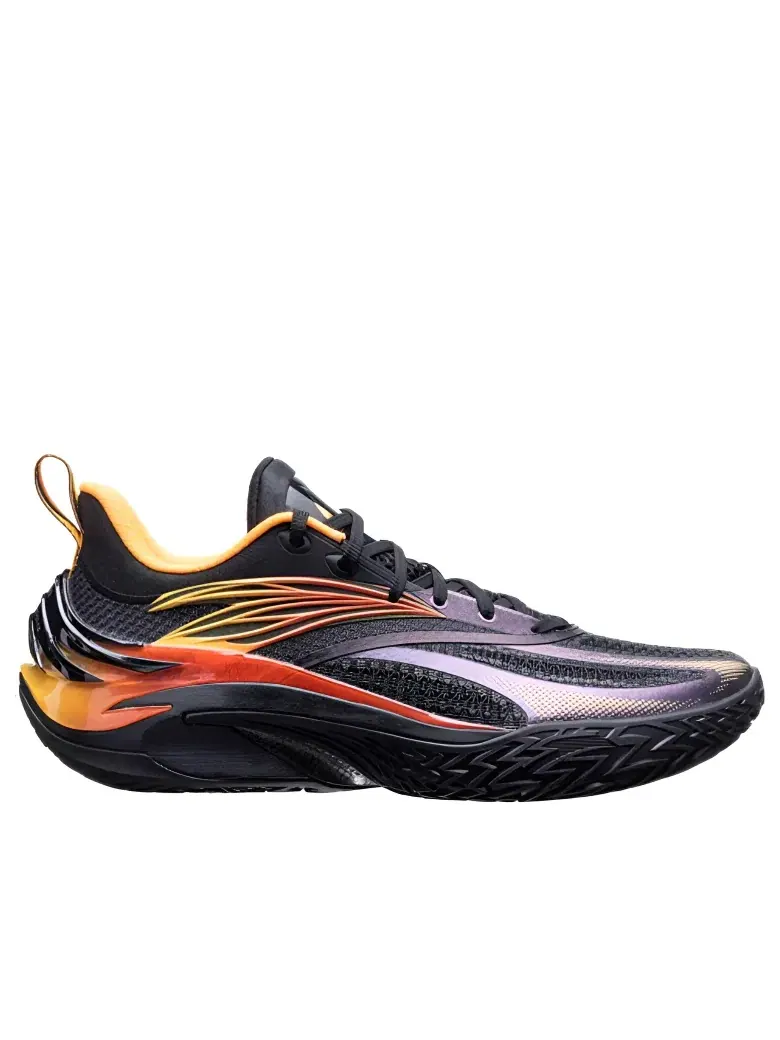 Мужские баскетбольные кроссовки с моделью Shock Wave 8 Pro Fire Wheels ANTA — изображение 2 из 2, черный