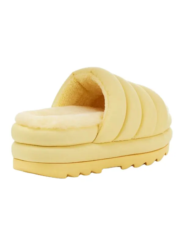 Тапочки maxi slide 'yellow' Ugg — изображение 2 из 4, желтый