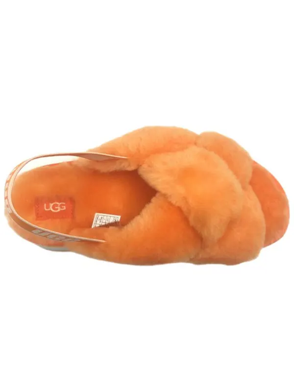 Сандалии disco knot slide 'orange' Ugg — изображение 3 из 4, оранжевый/синий