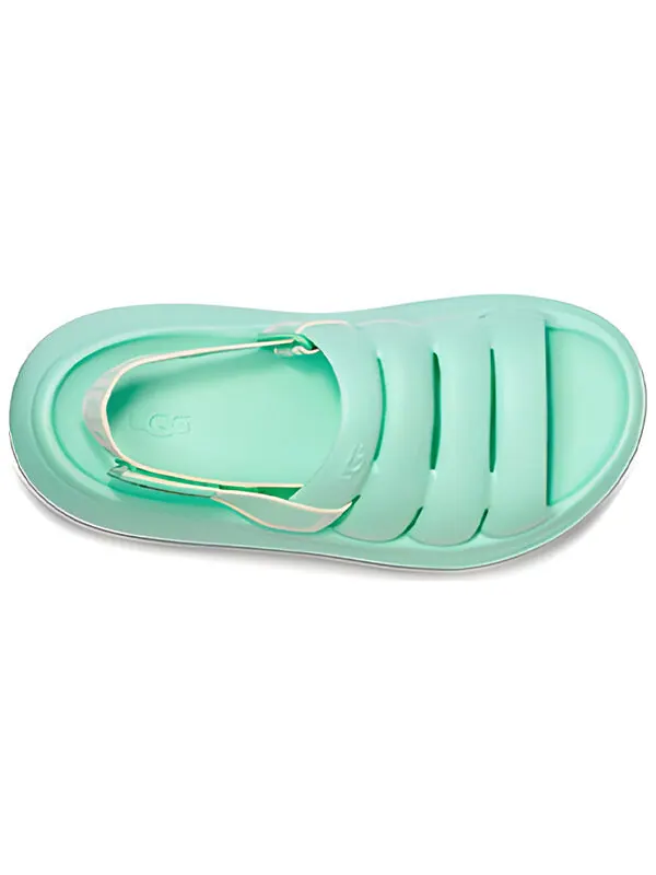 Сандалии fluff yeah slide 'emerald green' Ugg — изображение 4 из 4, зеленый