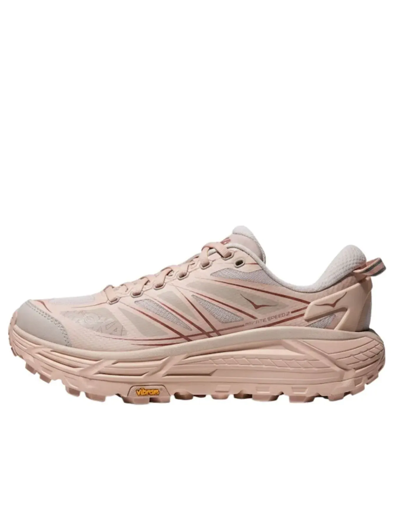 Кроссовки HOKA ONE ONE Mafate Speed 2 'Beech Wood Stucco' — изображение 1 из 6, розовый