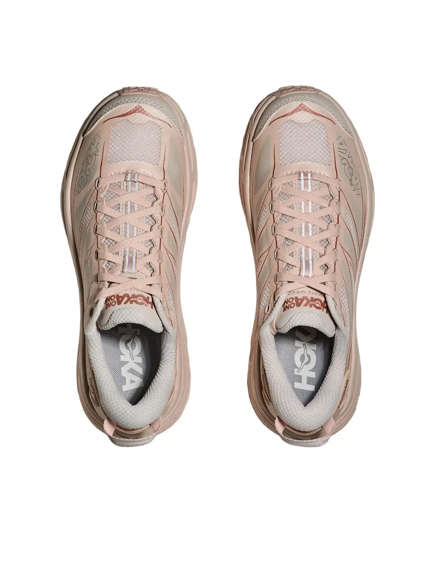 Кроссовки HOKA ONE ONE Mafate Speed 2 'Beech Wood Stucco' — изображение 3 из 6, розовый