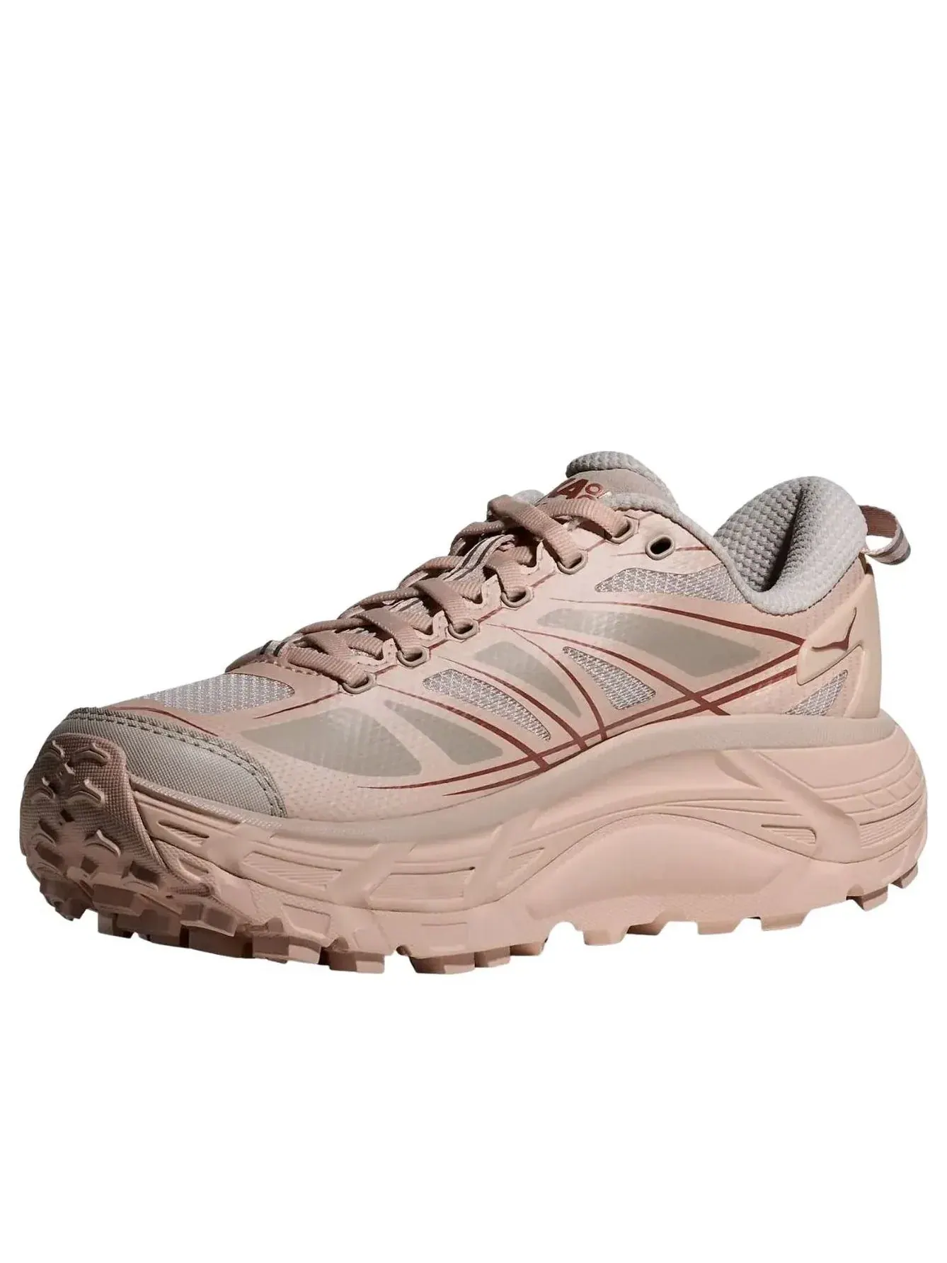 Кроссовки HOKA ONE ONE Mafate Speed 2 'Beech Wood Stucco' — изображение 4 из 6, розовый