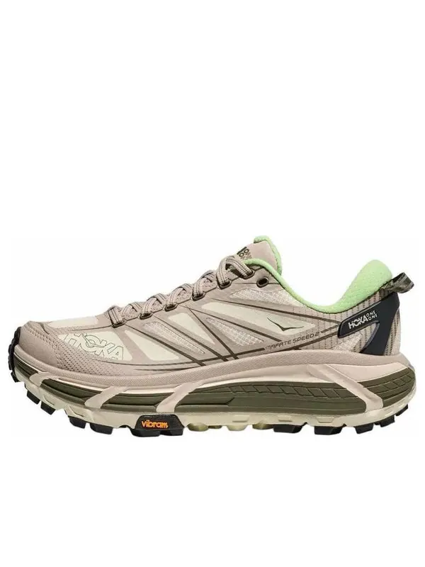 Кроссовки mafate speed 2 Hoka One One — изображение 1 из 4, зеленый