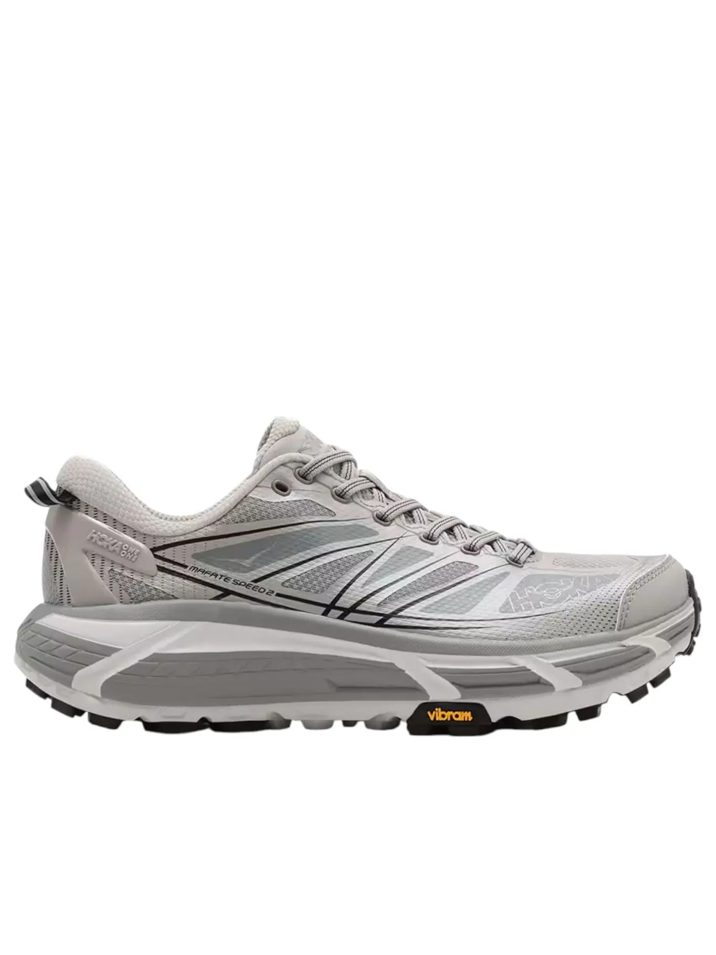 Hoka One One Mafate Speed 2 'Galactic Grey' — изображение 6 из 6, серый