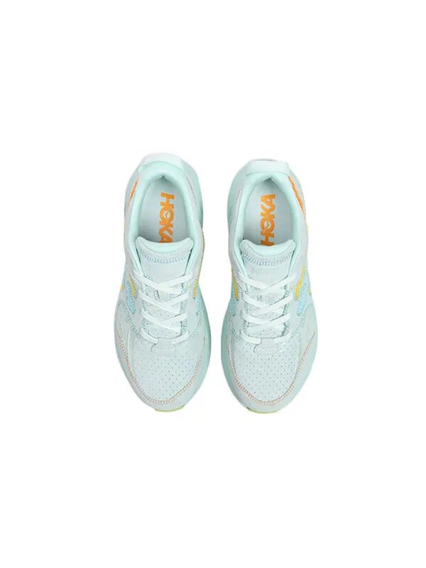 Кроссовки clifton l 'embroidery - blue glass' Hoka One One — изображение 3 из 4, синий/желтый