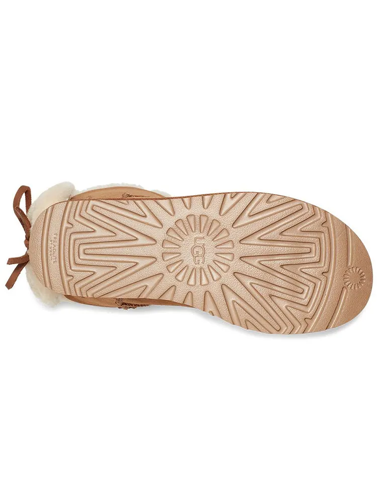 Ботинки зимние UGG WMNS Classic Double Bow Mini — изображение 7 из 7, коричневый