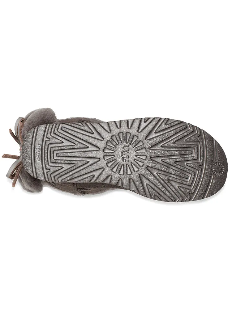 Ботинки зимние UGG WMNS Classic Double Bow Short — изображение 7 из 7, серый