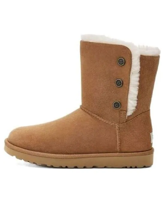 Ботинки зимние UGG WMNS Bailey Snaps — изображение 1 из 7, коричневый