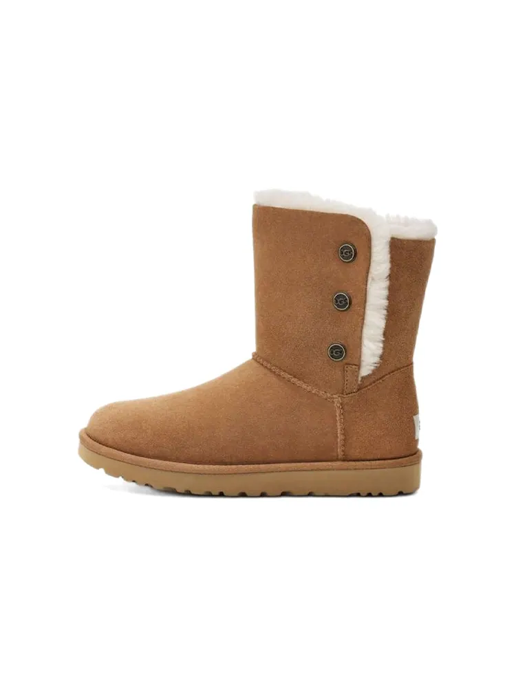 Ботинки зимние UGG WMNS Bailey Snaps — изображение 2 из 7, коричневый