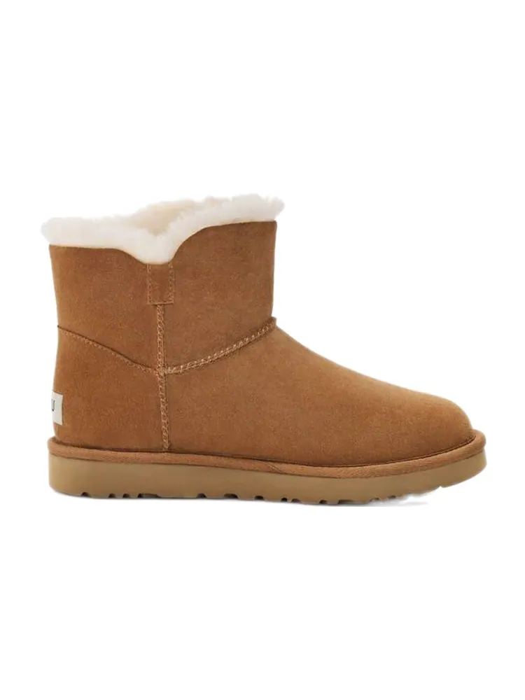 Ботинки зимние UGG WMNS Mini Bailey Snaps — изображение 3 из 7, коричневый