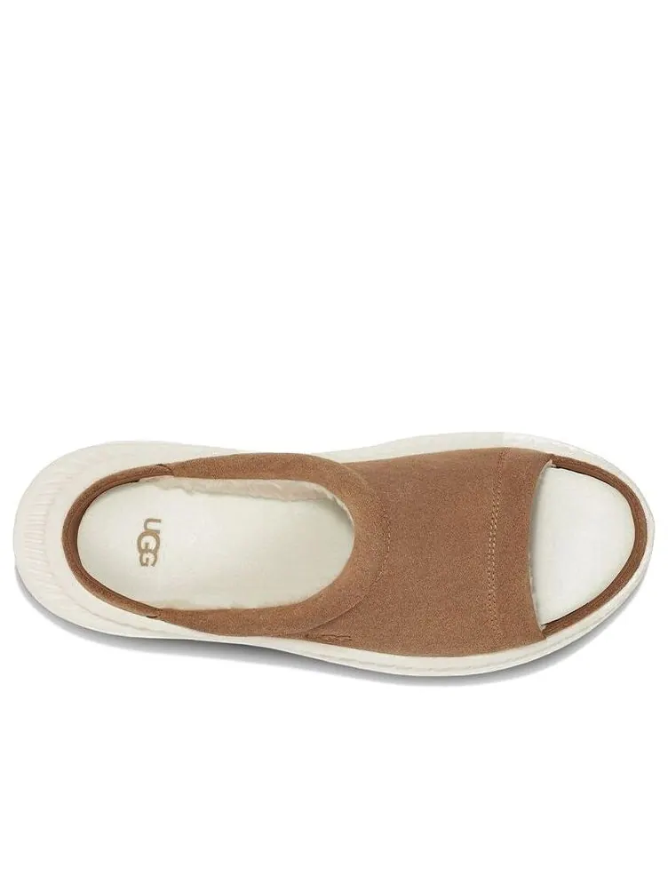 Шлепанцы UGG CA805 V2 Slide 'Chestnut' — изображение 5 из 6, бежевый