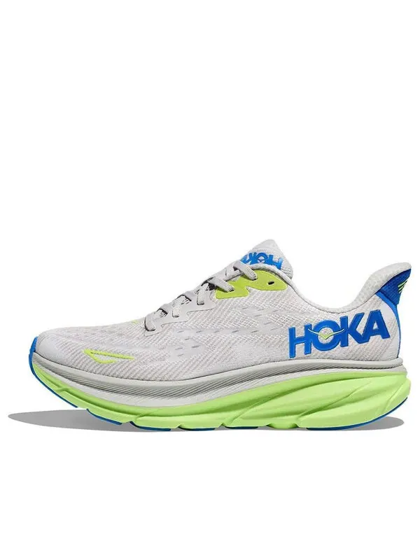 Кроссовки clifton 9 'stardust electric cobalt' Hoka One One — изображение 1 из 4, серый/синий/зеленый
