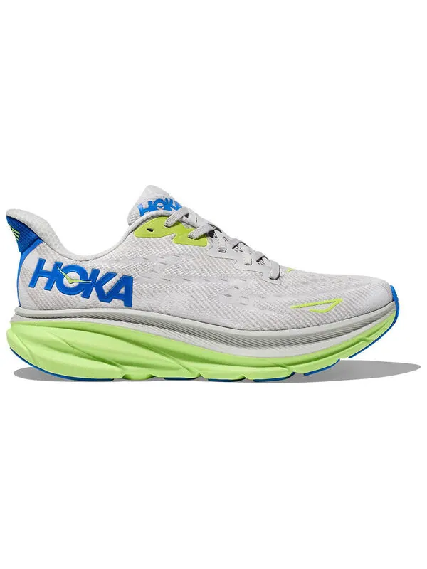 Кроссовки clifton 9 'stardust electric cobalt' Hoka One One — изображение 2 из 4, серый/синий/зеленый