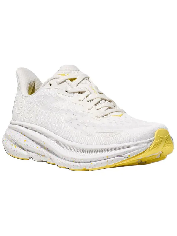 Кроссовки clifton 9 'white lemonade' Hoka One One — изображение 4 из 4, белый/желтый зеленый