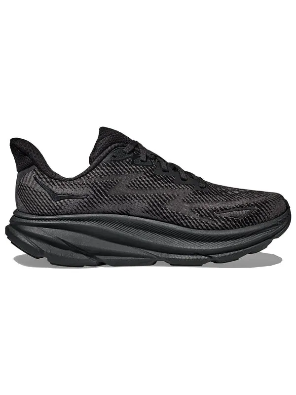 Кроссовки clifton 9 'triple black' Hoka One One — изображение 3 из 4, черный