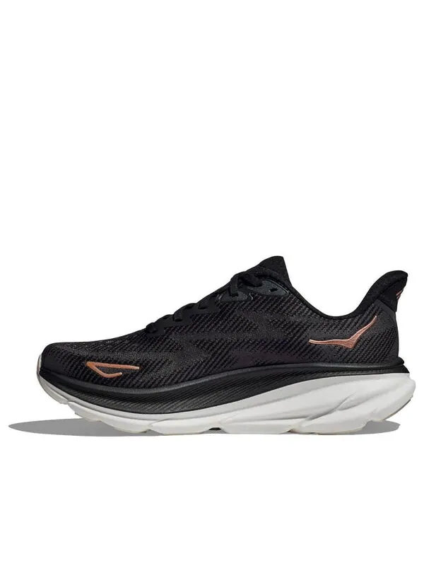 Кроссовки clifton 9 'black rose gold' Hoka One One — изображение 1 из 4, черный/синий