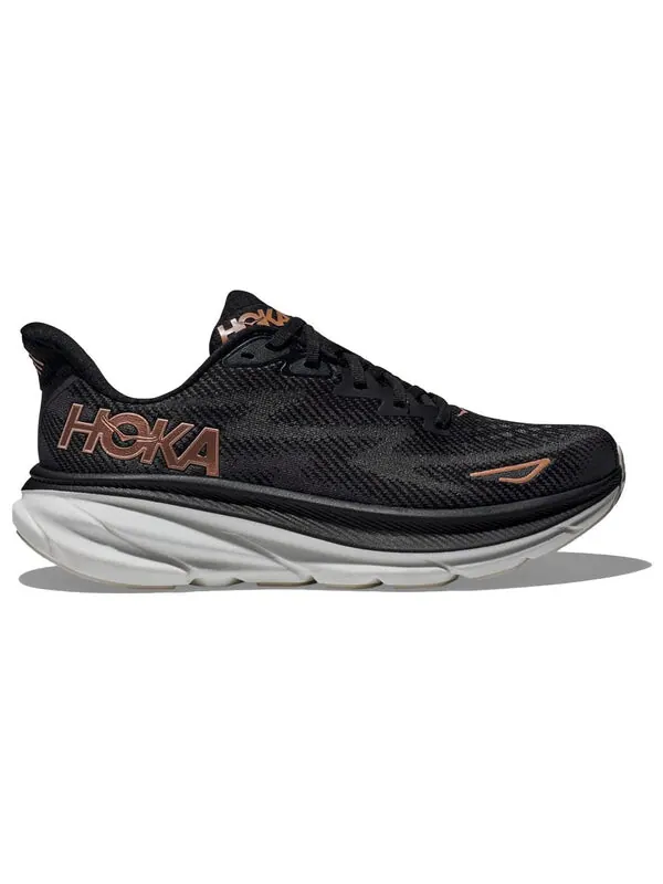 Кроссовки clifton 9 'black rose gold' Hoka One One — изображение 2 из 4, черный/синий