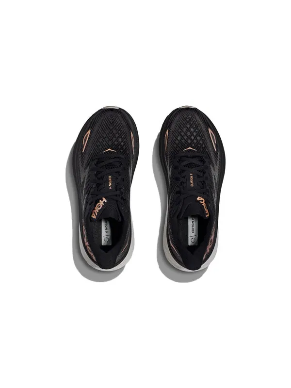 Кроссовки clifton 9 'black rose gold' Hoka One One — изображение 3 из 4, черный/синий