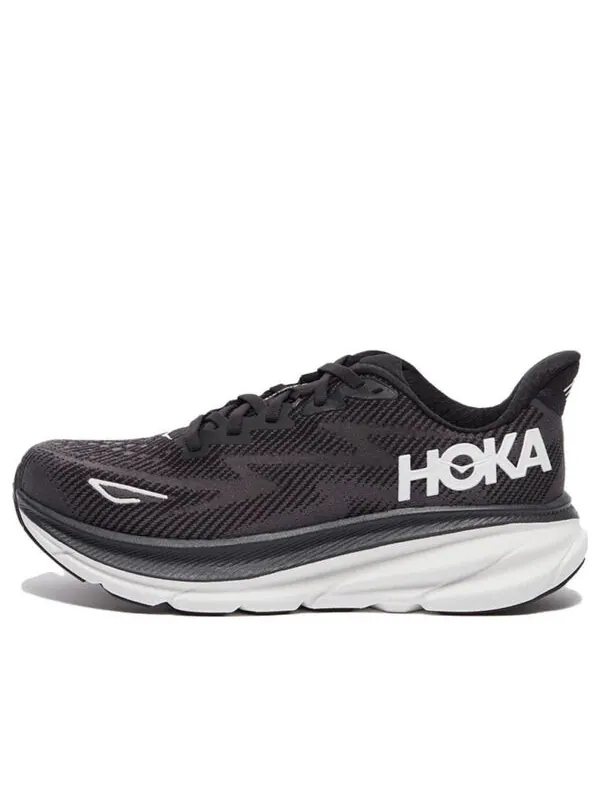 Кроссовки clifton 9 'black white' Hoka One One — изображение 1 из 4, черный/белый