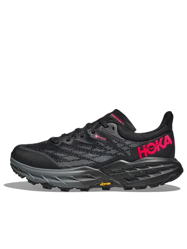Кроссовки speedgoat 5 gore-tex 'black red' Hoka One One — изображение 1 из 4, черный