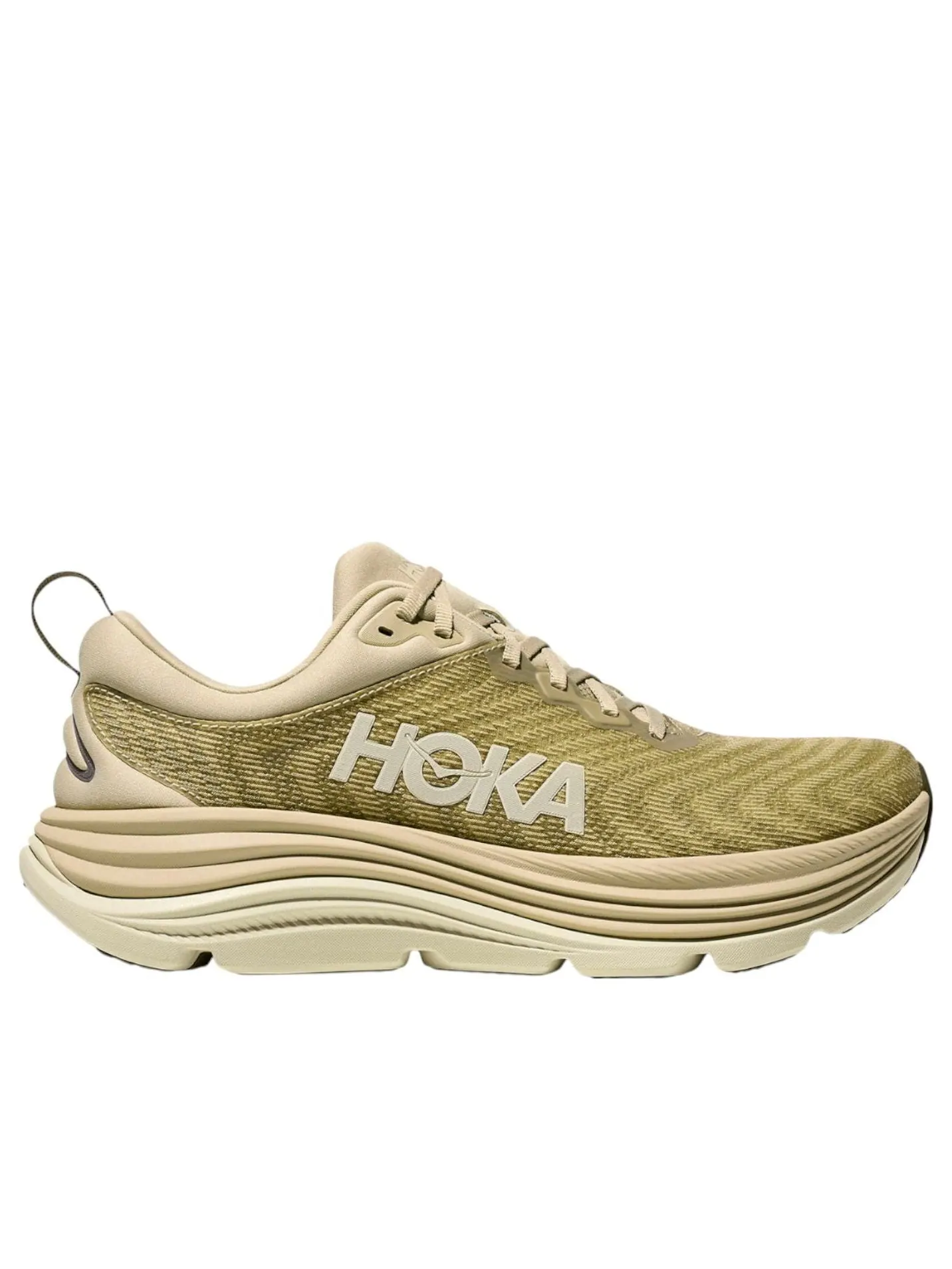 Кроссовки HOKA ONE ONE Gaviota 5 'Oyster Mushroom Truffle Salt' — изображение 5 из 5, зеленый
