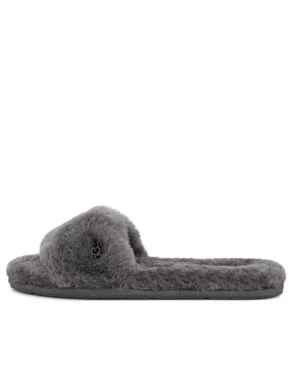 Тапочки fluff slide ii 'charcoal' Ugg — изображение 1 из 4, темно-серый серый