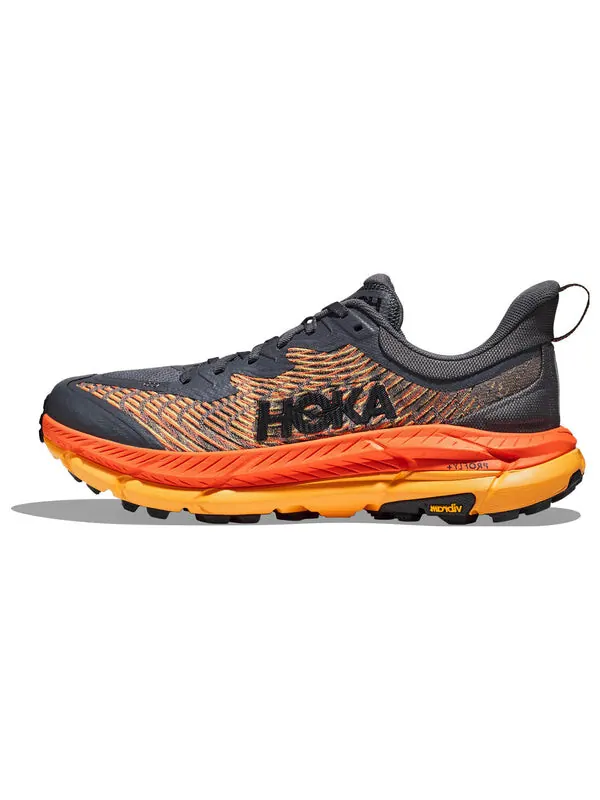 Кроссовки mafate speed 4 'castlerock flame' Hoka One One — изображение 2 из 4, черный