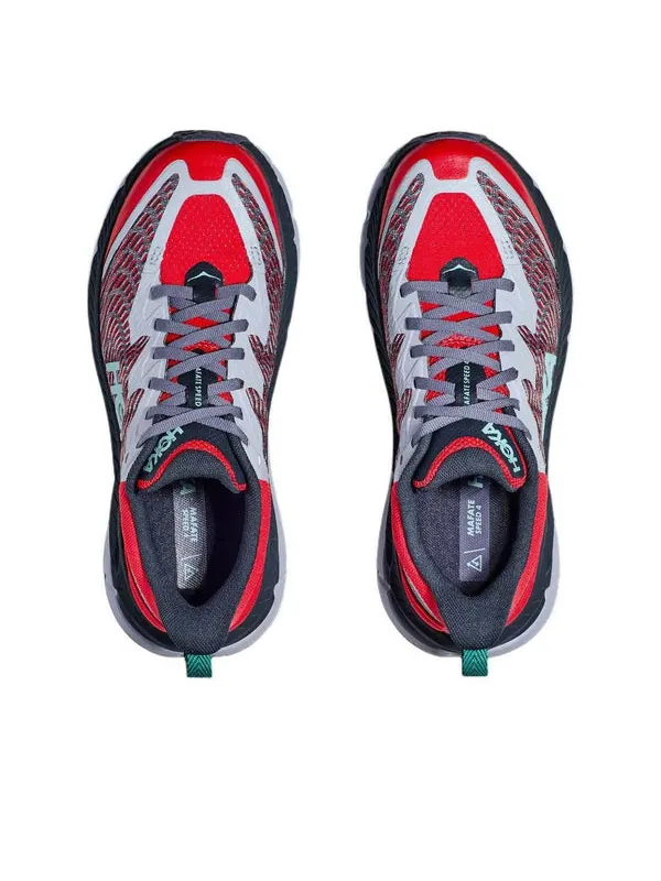 Кроссовки mafate speed 4 Hoka One One — изображение 4 из 4, серый