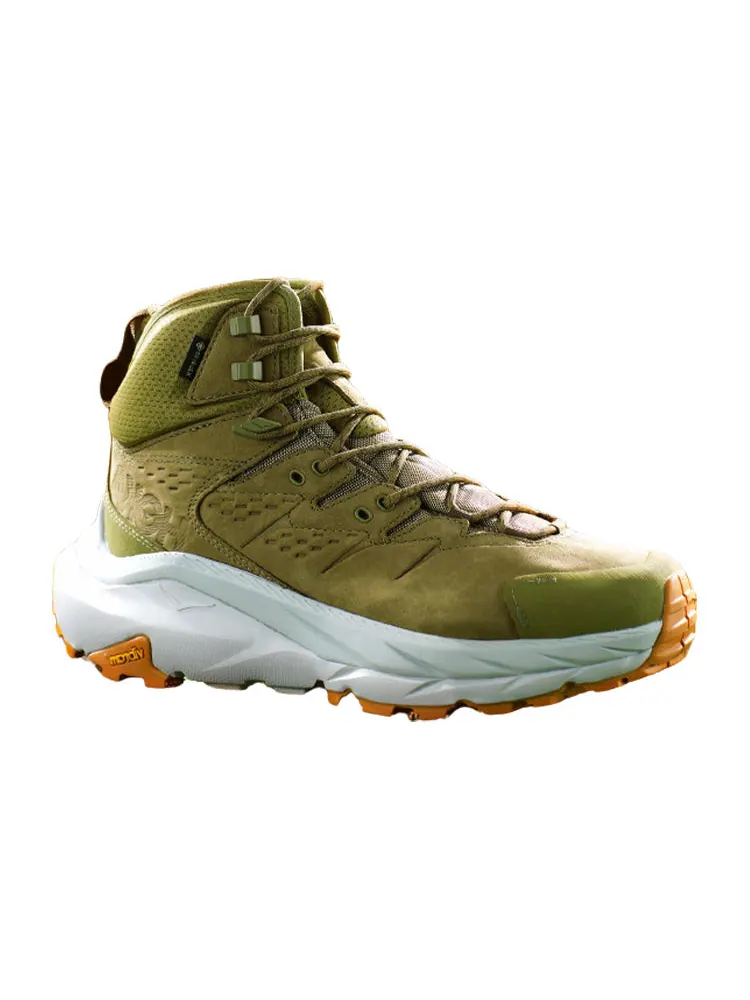 Кроссовки HOKA ONE ONE Kaha 2 GTX Mid 'Green Moss Mercury' — изображение 4 из 5, оливковый зеленый