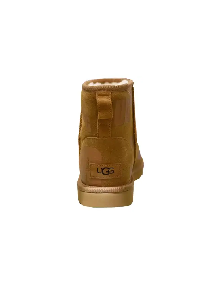 Угги UGG Classic Mini Scatter Graphic 'Chestnut' — изображение 4 из 4, коричневый