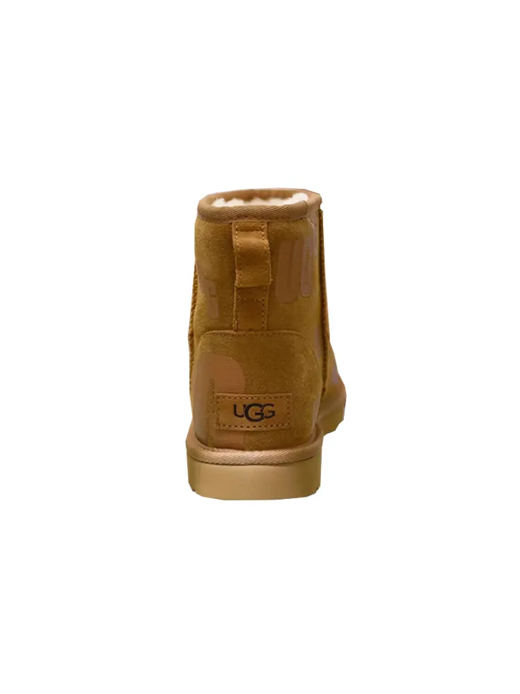 UGG Classic Mini Scatter Graphic 'Chestnut' — изображение 4 из 4, орех