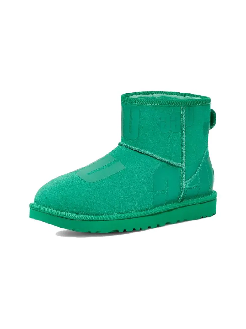 Ботинки зимние UGG WMNS Botte Classic Mini Scatter — изображение 3 из 6, зеленый