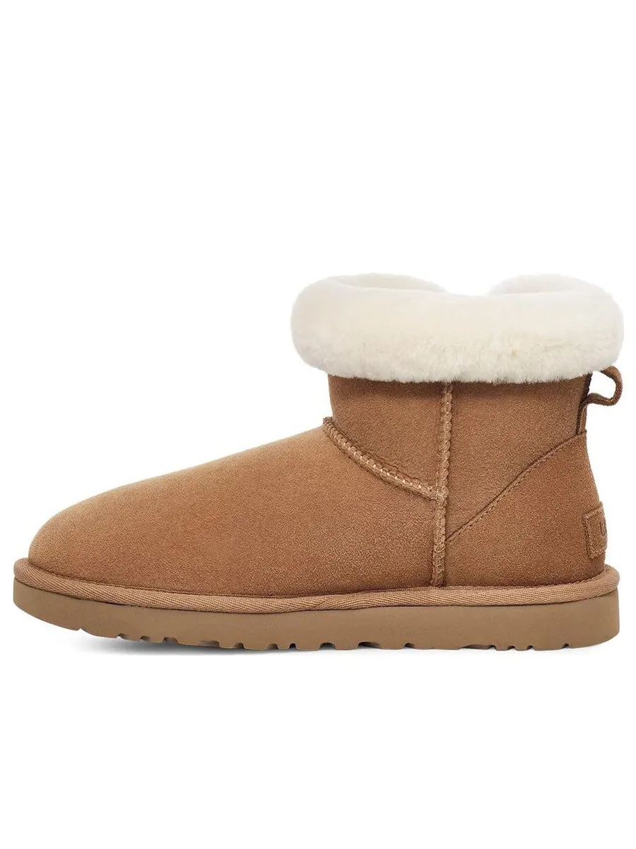 Ботинки зимние UGG WMNS Classic Mini Heritage Fluff — изображение 1 из 5, коричневый