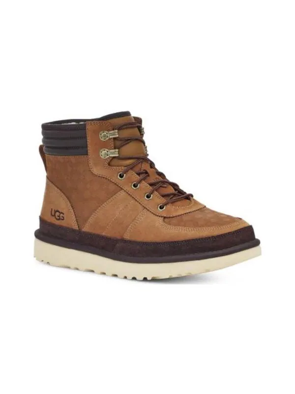 Зимние ботинки мужские Ugg комбинированные на молнии — изображение 4 из 4, коричневый
