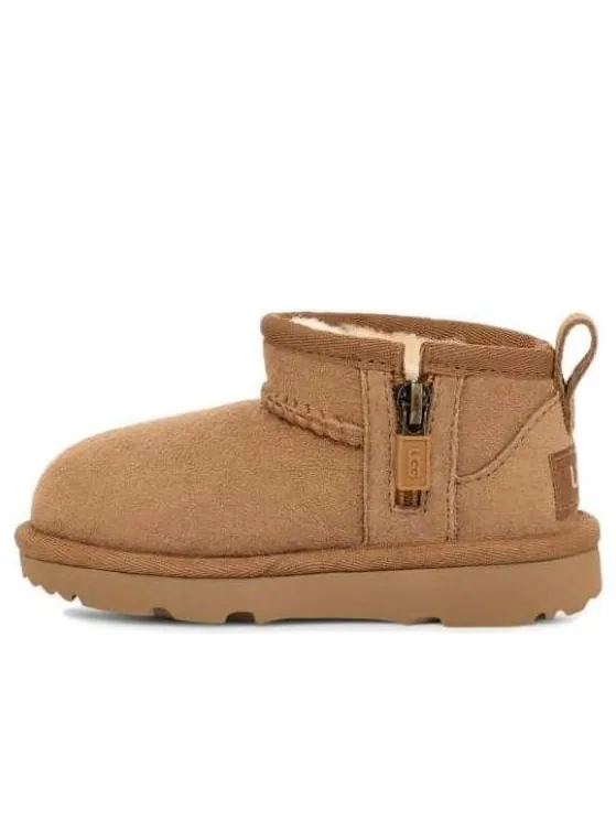 Кроссовки (TD) UGG Classic Ultra Mini 'Chestnut' — изображение 1 из 4, коричневый