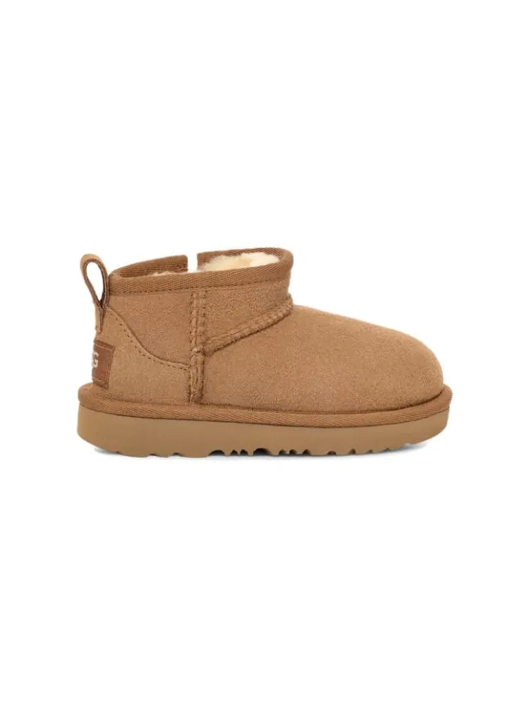 Кроссовки (TD) UGG Classic Ultra Mini 'Chestnut' — изображение 2 из 4, коричневый