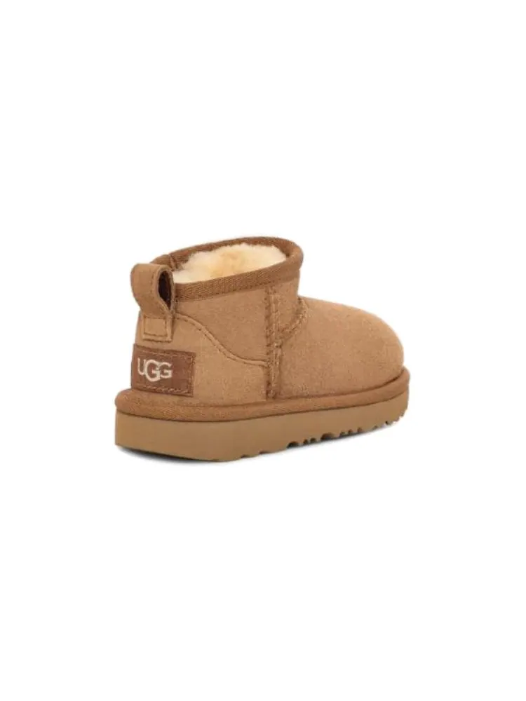 Кроссовки (TD) UGG Classic Ultra Mini 'Chestnut' — изображение 4 из 4, коричневый