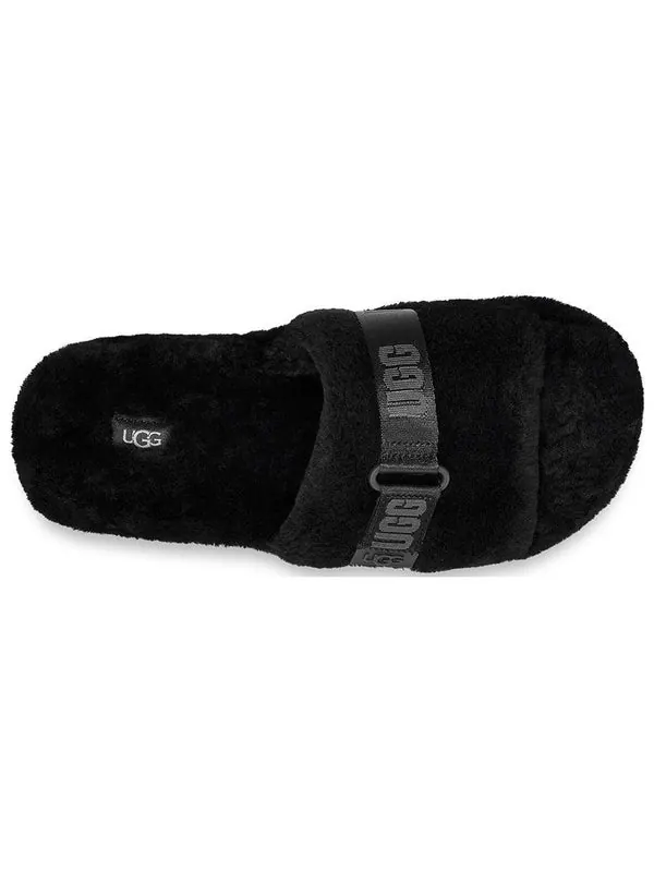 Тапочки fluff up 'black' Ugg — изображение 4 из 4, черный