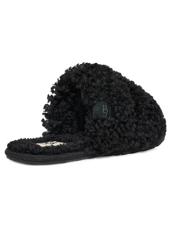 Тапочки maxi curly scuffetta 'black' Ugg — изображение 4 из 4, черный