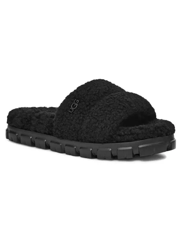 Тапочки cozetta curly slide 'black' Ugg — изображение 3 из 4, черный
